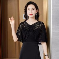 Lace Short Outer Wear Sunscreen Shawl Women Sun Clothing Summer Spring Sun Protection Cloak Lace Thin Jacket