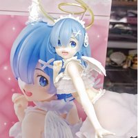 New Original Genuine Taito Re: Zero Starting Life In Another World 18cm Rem Beautiful Angel Model Figure Toys Qwiooe Wholesale