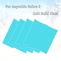 Kobra 3 Cold Plate Glacier Build Plate 256x268 For Anycubic Kobra 3 Combo PLA PETG Lower Temp Printing Strong Adhesion Bed