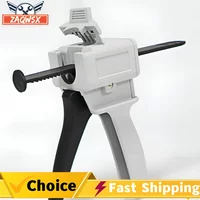 1pc 55cc Epoxy Caulking Gun Adhesives Applicator 55ml Glue Guns Dispenser UV Glue Manual Dispensing Gun for 30ml 55ml UV Glues