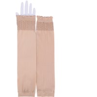 H047 femmes musulmanes élastique à manches longues couverture de bras complet haussement d'épaules main manches solaires porter sous t-shirt
