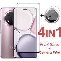 For Honor Magic7 Lite Glass Honor X9c Screen Protector Full Cover Tempered Glass Protective Phone Camera Lens Film For Honor X9c