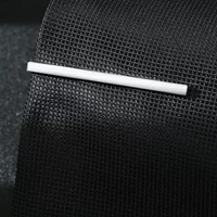 3mm Thin Metal Tie Clips High Quality Brass Smooth Surface Simple Clips Suit and Tie Accessories