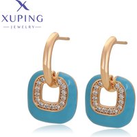 Xuping Jewelry New Arrival Bag Shaped Stud Earrings with Gold Color Plated Earring for Women Jewellery Gift X001152503