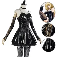 Death Note Cosplay Costumes pour femmes, vêtements de personnages d'anime, jupe en cuir, fête de performance, ata haisha Cos