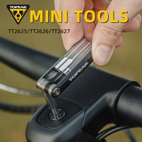 Topeak Bicycle Mini Repair Tool Kit 6/8l10 In 1 Portable MTB Bike Cycling Multitool Hex Spoke Screwdrivers Allen Torx Wrench