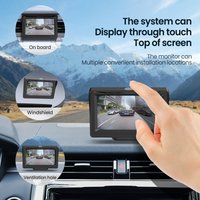 4,3-Zoll-Solar-Rückfahrkamera, drahtloser Auto-Monitor, 1080P HD WIFI-Rückfahrkamera für Auto, Wohnmobil, LKW, Anhänger, Pickup, 12V-32V