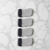 4Pcs Adjustable Cat Shoes Anti-Scratch Mesh Boots Cat Paw Covers Protective Footwear for Cleaning Bathing and Protection