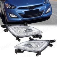 Für Hyundai Elantra GT I30 2012 2013 2014 2015 2016 DRL Nebel Abdeckungen Tagfahrlicht Auto Frontschürze Nebel Lampe Montage 12 V