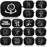 Creative Line Cute Black Airpod Cases Air Pro 3 for Airpods Pro 2 3rd Pods Gen Airpord Cover Cute Cartoon Simple Line Art Case