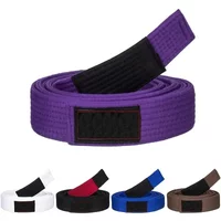 Brazilian Jiu Jitsu BJJ Belts 215cm - 315cm Adult A0 A1 A2 A3 A4 Black Brown Purple Blue White
