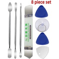 8 Pcs Professional Metal Spudger Opening Pry Tool Set for Mobile Phone Repair