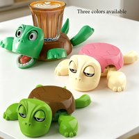 1pc Fun Turtle Coaster, 3D Printed Cup Mat for Tea/Coffee/Mug, Decorative Drinks Holder Tableware, Kitchen/Bar Accessory 코스터