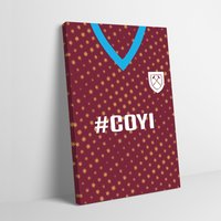 West Ham United Football Club Jersey Poster Customizable Printed Canvas Painting for Pictures Wall Art Room Decorating Interior
