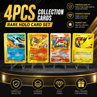 4PCS Trading Card Set Legendary Bird Style Holo Foil Collection Cards Articuno Moltres Ho Oh Zapdos For Collectors Trend 2026
