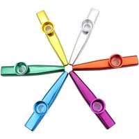 6 colors Simple Design Lightweight Kazoo Aluminum Alloy Metal For Guitar Instrument Music Lovers Instrument Musical Instrument