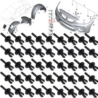 20/40PCS Car Fender Wheel Arch Liner Push Rivet Moulding Clips Retainer for BMW E90 E91 E92 E93 E46 E36 E39 E34 X1 X5 X6 Z1 Z4