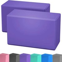 Yoga Blocks Gym Foam Brick Pilates Stretching Body Shaping Building Cubes High Density Foam Blocks Solid Color Balance Blocks
