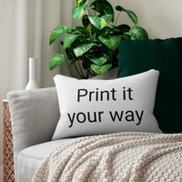 Custom Photo Throw Pillow, Upload Your Own Picture, Zipper Machine Washable Decor Cushion, Unique Custom Home Gift