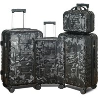 New Fashionable Three-Piece Luggage Set 20' 24' 28' Carry-On Suitcase with Universal Wheels Password Lock Travel Bag Set