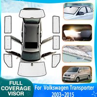 Coverage Sunshades For Volkswagen VW Transporter Caravelle Multivan Doubleback T5 SWB 2003~2015 Sunscreen Window Sunshade Covers
