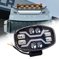 9 " LED Light SCAN- Off road Headlight Spotlight Truck Auxiliary Square Car Driving Flash White Yellow 100W 22000LM