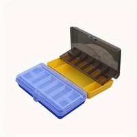 1pc Double-layer Fishing Tackle Box for Hooks, Lures, And Baits - Portable Fishing Accessories