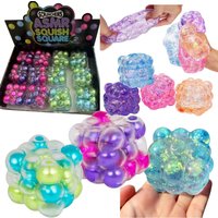 New Creative Fidget Toys ASMR Pearl Colored Ball Rubik's Cube Colored Cubic Squeeze Toy Fun Anti-stress Sensory Toy Gifts