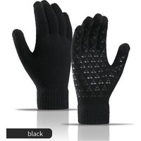 AliExpress NONE Winter Autumn Cycling Warm Gloves Men Women Driving Gloves Elastic Triangular Anti Slip Daily Travel Knitted Gloves for Couples