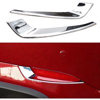 Chrome Rear Fog Light Trims For Mazda CX-5 CX5 Facelift 2022-2025 Bumper Reflector Cover Stylish