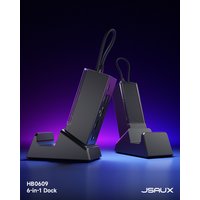 USB-C 6-in-1 Docking Station for ROG Xbox Ally X, ROG Xbox Ally X Dock with HDMI 4K@120Hz, Gigabit Ethernet, PD 100W Charging