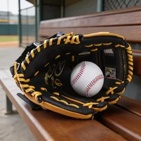 11.5/12.5 Inch Leather Baseball Gloves Professional Catcher Mitt For Youth Adult Softball Baseball Daily Training Equipment