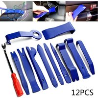 12pcs Car Radio Removal Tools Hand Tool Set Auto Door Clip Panel Trim Dash Audio Removal Installer Pry Repairing Tools Kit