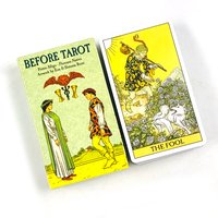 Before Tarot Cards A 78 Oracle English Visions Divination Edition Deck Borad Playing Games,Perfect For Divination & Gift Giving