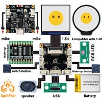 ESP32 C3 Voice Robot Mini Development Board AI DeepSeek Toy Doll Core 1.28 inch 1.54inch LCD For Xiao Zhi