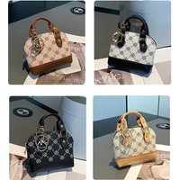 Mini Chain Printed Handheld Diagonal Bag for AirPods pro 4/3/2 Small Headphone Coin Purse Holder with Strap
