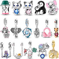 Hot Travel Airplane Camera Charms 2025 Suitcase Love Travel Life Bead 925 Sterling Silver Fit Bangle Bracelet Necklace Jewelry