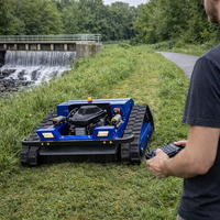 Customized High Power Remote Control Lawn Mower - Fast Shipping CE Euro 5 Automated Self Propelled Garden Crawler Grass Mower