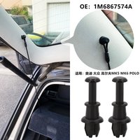 2/4PCS Car Retainer Clips Black Vehicle Trunk Luggage Rack Hook Pivot Fastener Buckle Interior Trim Card Door Liner Fixed Clamp