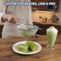 tastyWayStainless Steel Wire Fine Mesh Oil Strainer Flour Colander Sieve Sifter Pastry Baking Tools Kitchen Accessories