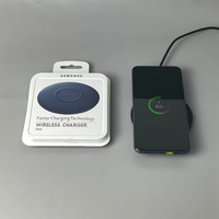 Samsung 15W EP-P1100 Fast Wireless Charger Qi Pad For Galaxy S26 S25 S24 S23 S22 S21 Ultra S10 S9 S8 S7 S6 Plus Note 20 10 +Box