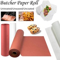 10m Unwaxed Peach Butcher Paper Roll 30cmx10m barbecue Heavy Duty Smoking Meat Brisket Wrap Oil Resistant Tear Proof Cooking