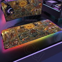 Hot Movie HD Gaming Mouse Pad Rubber Desk Mat With Backlit Large L-Lord The of the Rings Speed Mousepad XXL RGB Lumines Keyboard