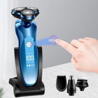 ZOZEN rasoir électrique rasoir rotatif rasoir électrique tondeuse à barbe corps coupe de cheveux Machine à raser tondeuse pour hommes étanche