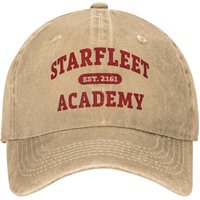 Stars Treks Starfleet Academy EST Sun Baseball Cap Streetwear Female Male Washed Hip Hop Hat Design Hiking Fishing Snapback Cap