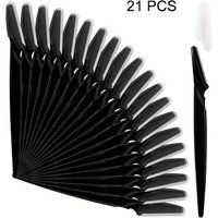 21pcs Eyebrow Razor Set for Women Facial Hair Remover Dermaplaning Tool with Precision Cover 3 Colors Face Razors
