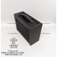 A45 chassis 5-liter ITX, A4 structure supports dual fan graphics card 4070tis small 1u power supply