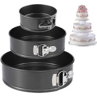Spring Buckle Mold Non-Stick Cheesecake Mold, Leak-Proof Round Cake Baking Utensils Baking Pan 4 Inch/7 Inch/9 Inch