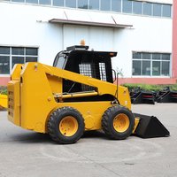 Easy-Install Mini Skid Steer Loader for Sale Diesel Skid Steer Loader Attachments Mini Skid Steer Loader Rack