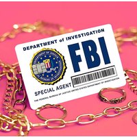 Police FBI Credit Debit Card Film Skin Sticker Credit Card Skin Stickers For Bank Card Bus Metro Card Sticker Waterproof
